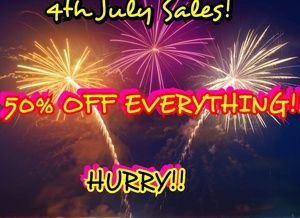 50% off everything in the closet. Send your offers